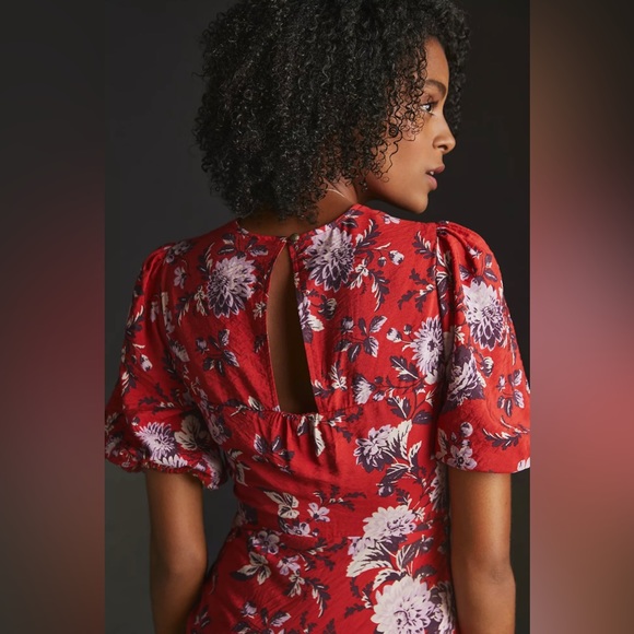 Anthropologie Maeve Puff-Sleeve Dress - Picture 13 of 16